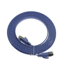 Cable de conexión plana Cat6a SSTP de alto rendimiento